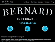 Tablet Screenshot of entretienbernard.com